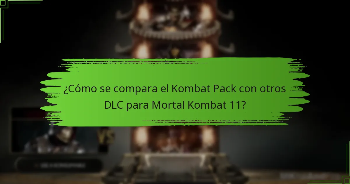 ¿Qué mejoras visuales vienen con el Kombat Pack?