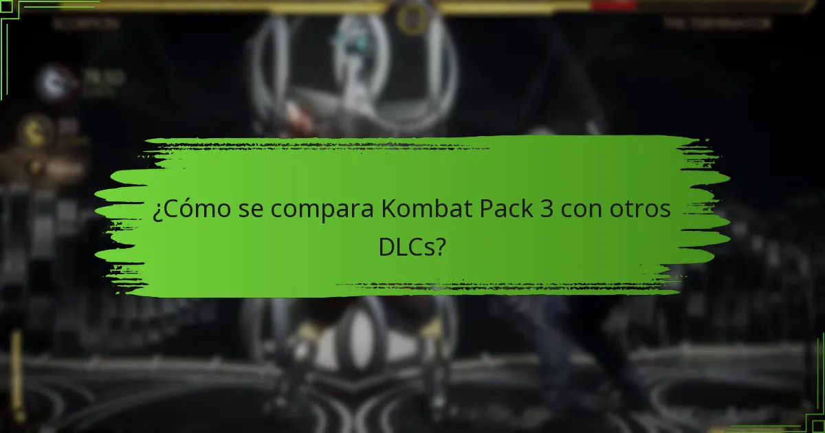 ¿Cómo puedo reclamar Kombat Pack 3?