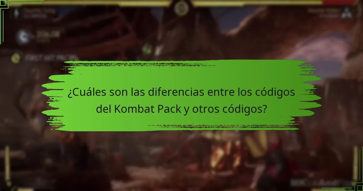 ¿Cuáles son las fechas de caducidad de los códigos de canje del Kombat Pack?