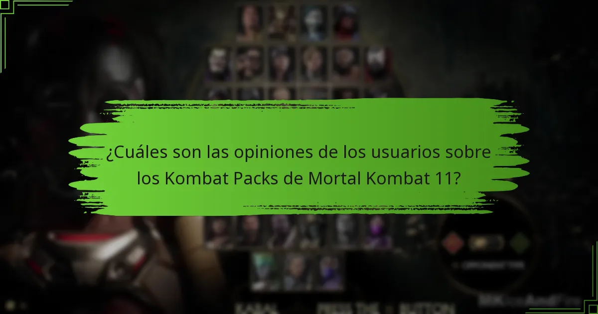 ¿Dónde puedes comprar los Kombat Packs de Mortal Kombat 11?