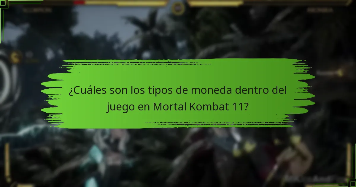 ¿Qué artículos están disponibles en la tienda de Mortal Kombat 11?